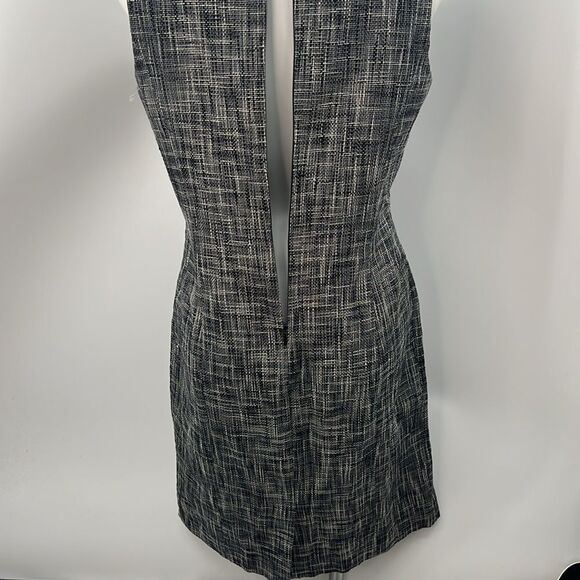 Talbots black white cotton sleeveless dress size 12P - Picture 7 of 9